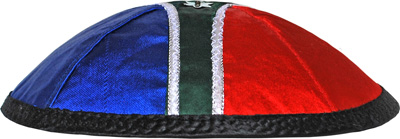 South Africa flag kippah
