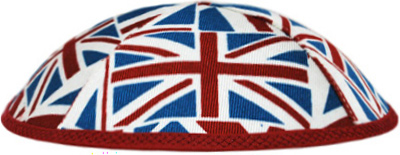 United Kingdom flag kippah